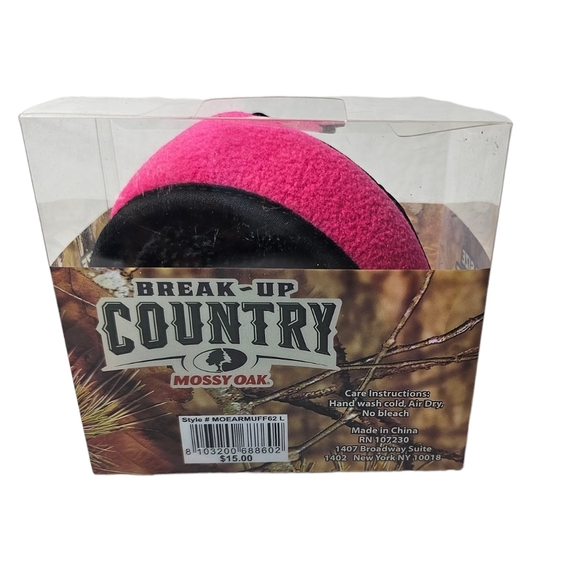 Mossy Oak Pink/Camo Ladies Ear Warmers - Picture 3 of 4